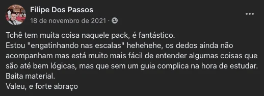Depoimento original de aluno 03 publicado pelo Alabama