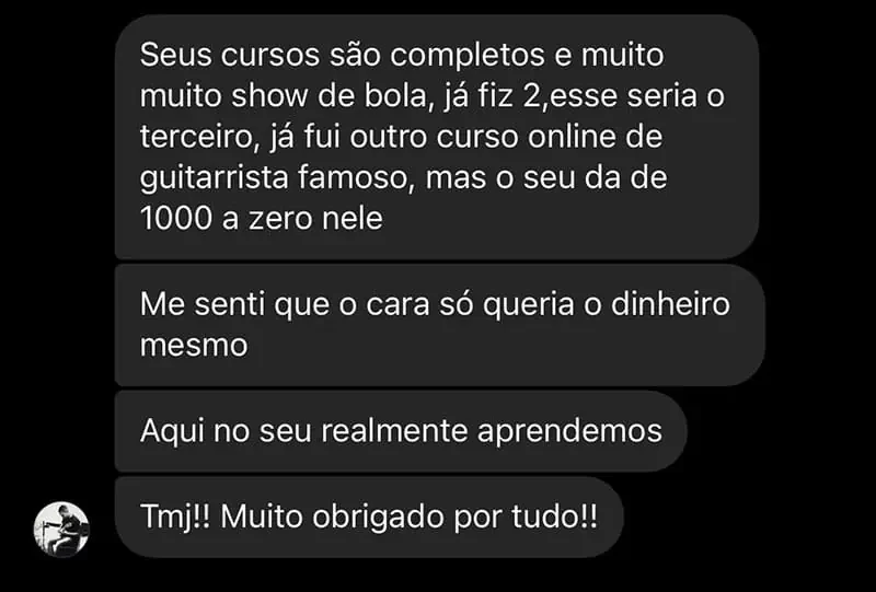 Depoimento original de aluno 12 publicado pelo Alabama
